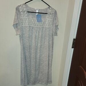 Adonna Gray Lace Sleepwear